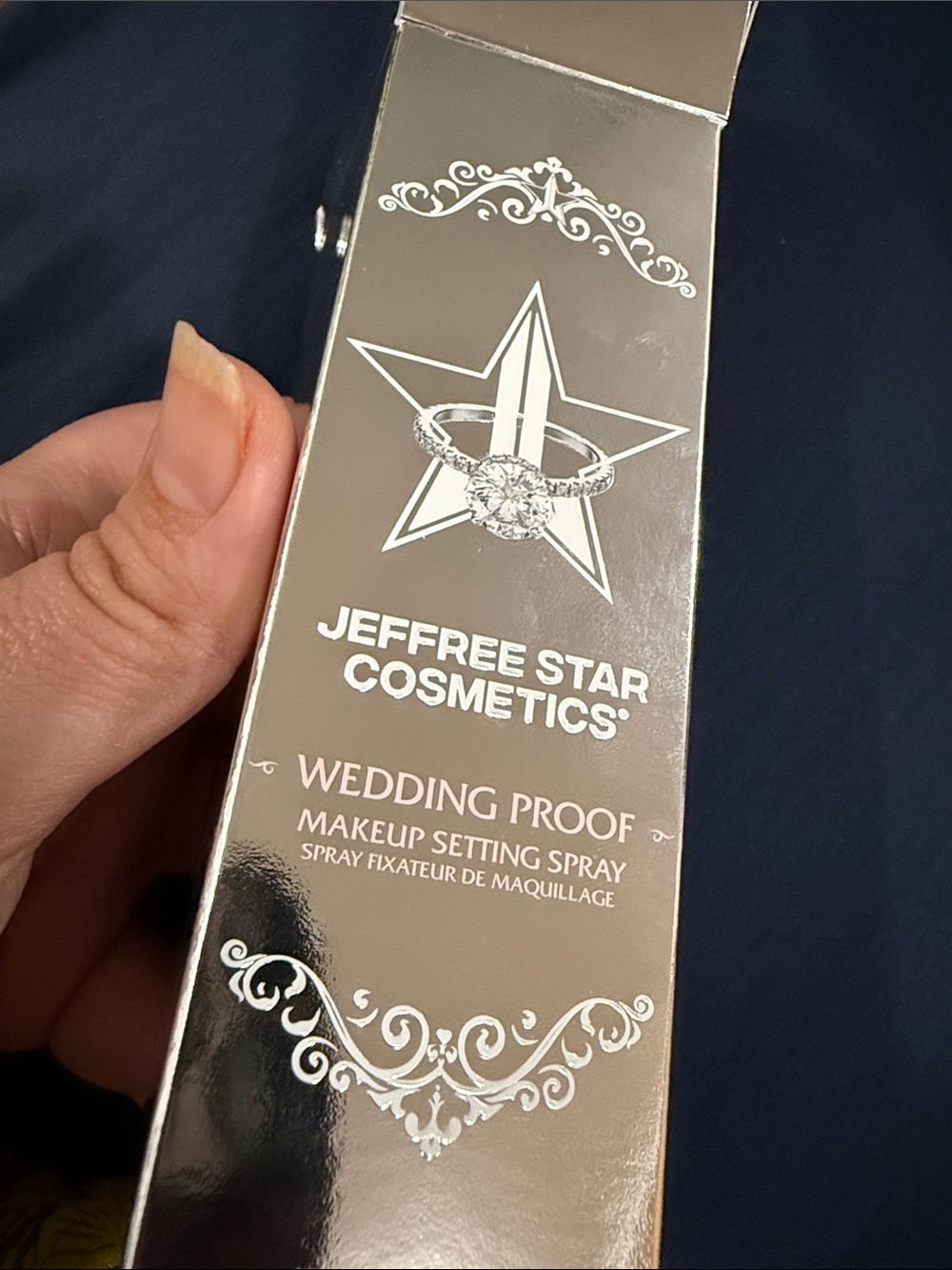 Jeffree Star Silver Wedding Proof Makeup Setting Spray